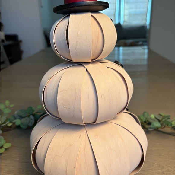 Longaberger Snowman Decor with Black and Orange Accents - Picture 5 of 12